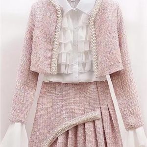 3 piece tweed suiting NWT